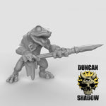 Boggards with spears Resin 3D Models for Dungeons & Dragons & Board RPGs