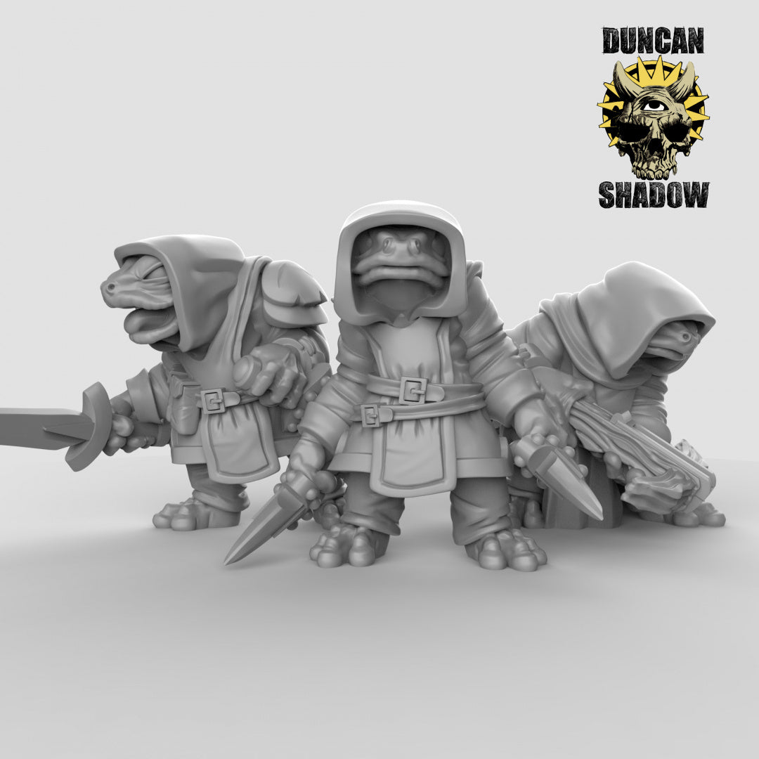 Boggard Rogues Resin 3D Models for Dungeons & Dragons & Board RPGs
