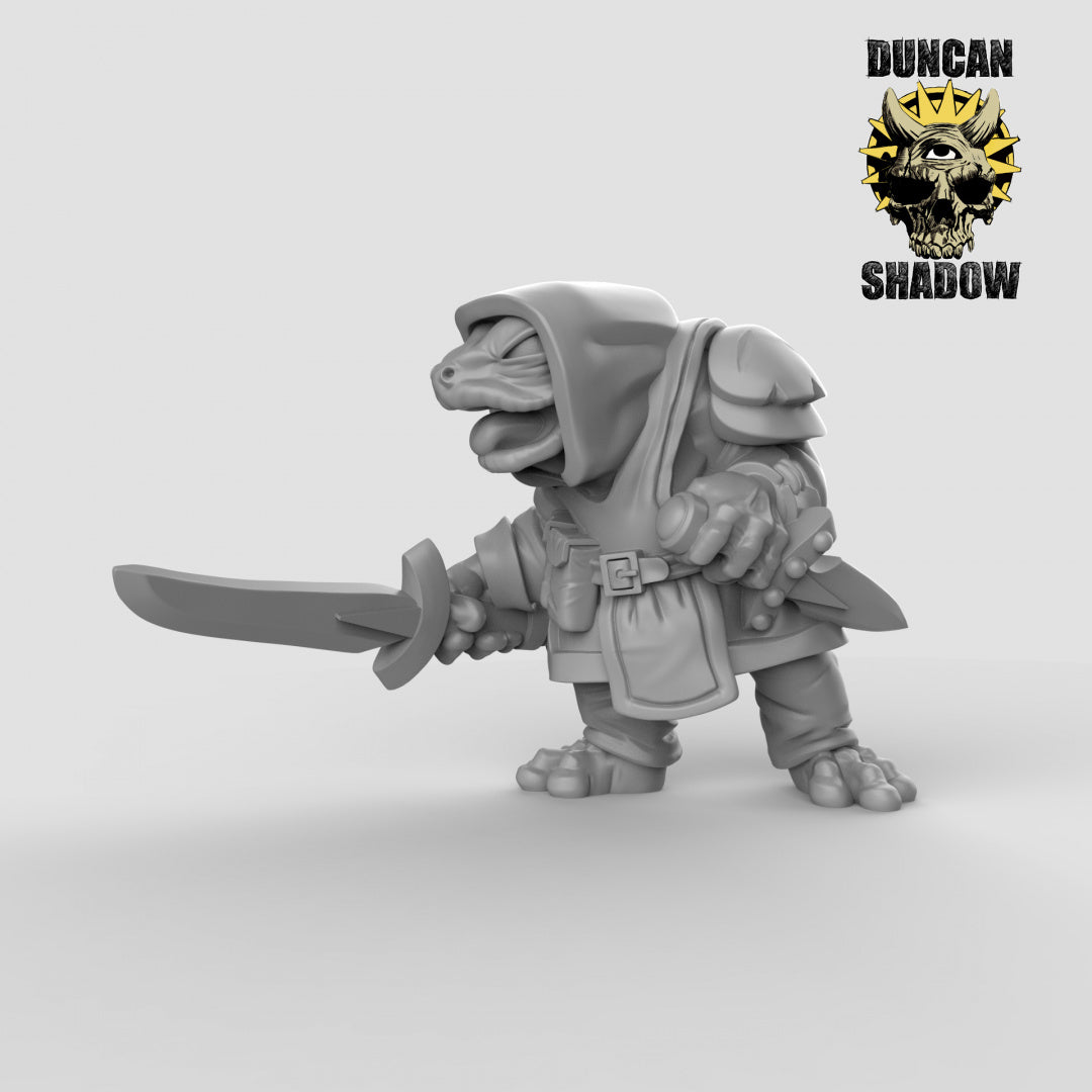 Boggard Rogues Resin 3D Models for Dungeons & Dragons & Board RPGs