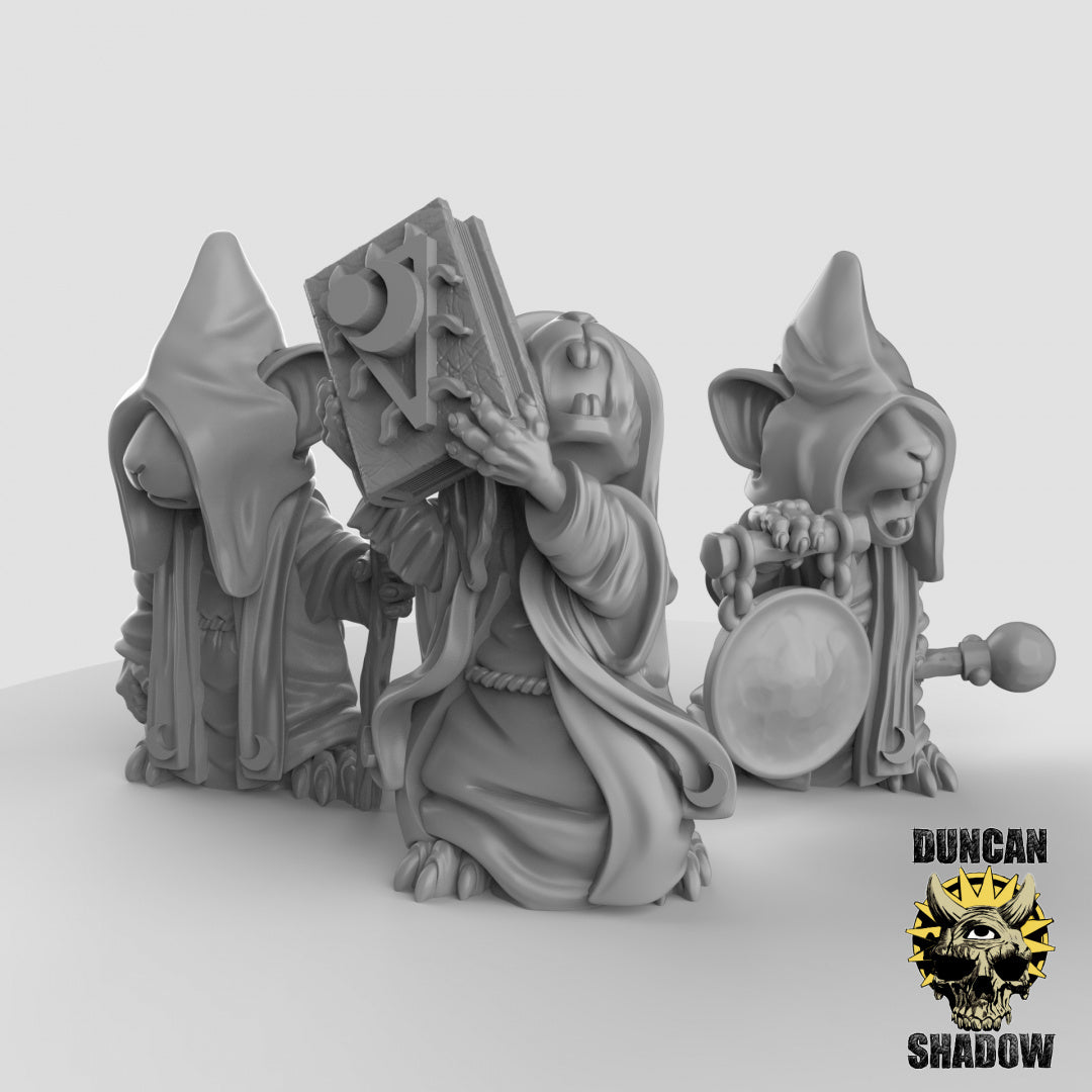 Mousle Cultist Command Resin 3D Models for Dungeons & Dragons & Board RPGs
