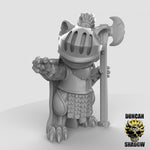 Mousle Knights Resin 3D Models for Dungeons & Dragons & Board RPGs