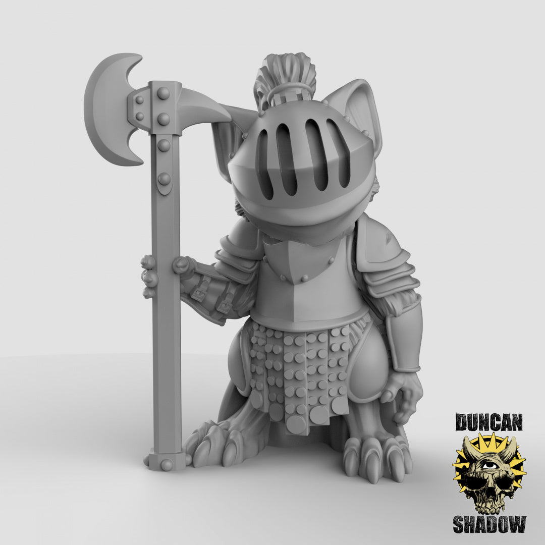 Mousle Knights Resin 3D Models for Dungeons & Dragons & Board RPGs