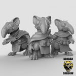 Mousle Plague doctors Resin 3D Models for Dungeons & Dragons & Board RPGs