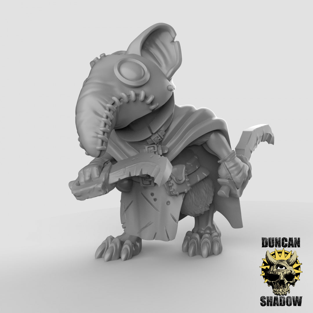 Mousle Plague doctors Resin 3D Models for Dungeons & Dragons & Board RPGs