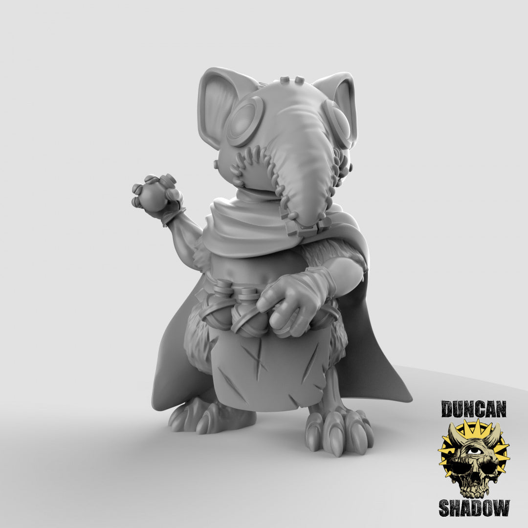 Mousle Plague doctors Resin 3D Models for Dungeons & Dragons & Board RPGs