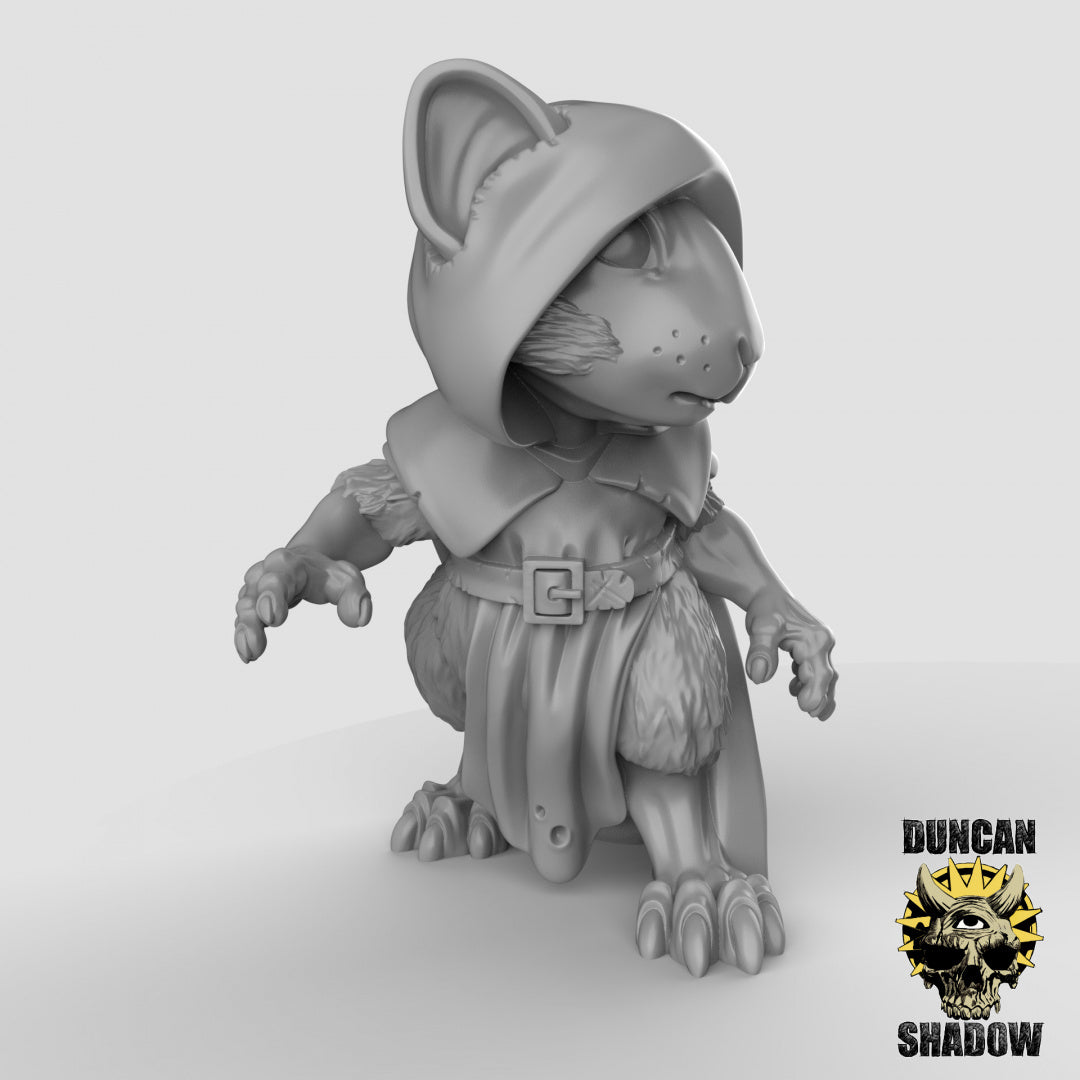 Mousle Rangers Resin 3D Models for Dungeons & Dragons & Board RPGs