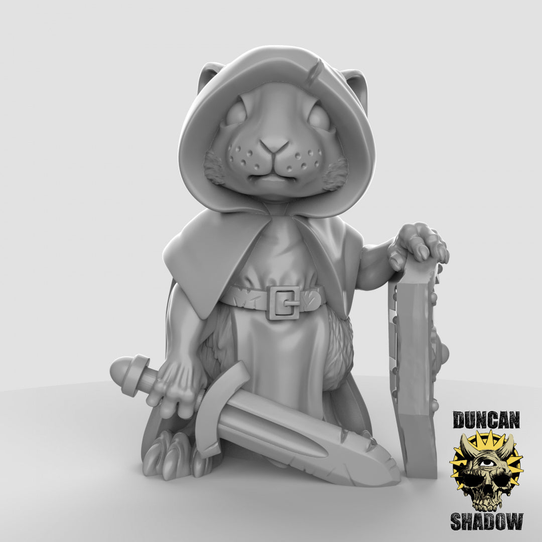 Mousle Rangers Resin 3D Models for Dungeons & Dragons & Board RPGs