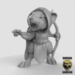 Mousle Rangers with Bows Resin 3D Models for Dungeons & Dragons & Board RPGs