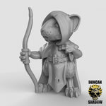 Mousle Rangers with Bows Resin 3D Models for Dungeons & Dragons & Board RPGs