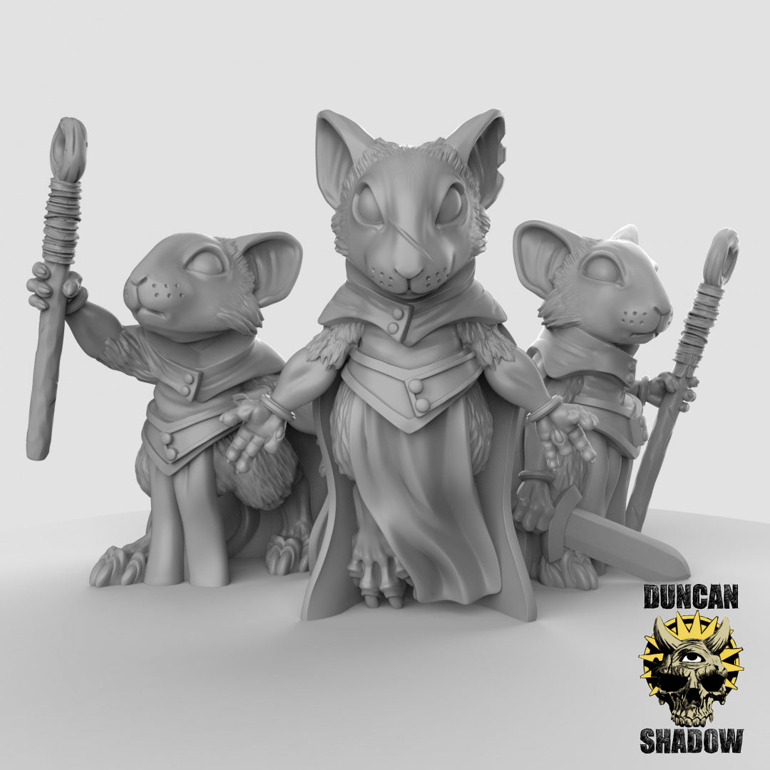 Mousle Sorcerers Resin 3D Models for Dungeons & Dragons & Board RPGs