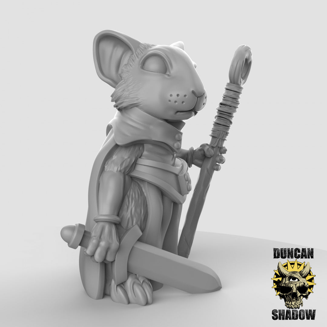 Mousle Sorcerers Resin 3D Models for Dungeons & Dragons & Board RPGs