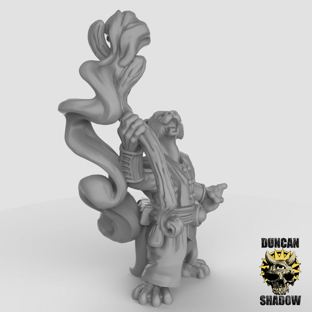 Otter Spellcasters Resin 3D Models for Dungeons & Dragons & Board RPGs