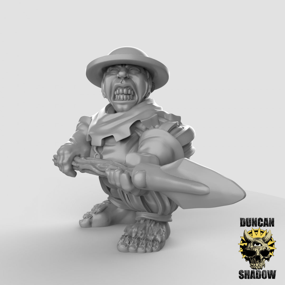 Halfling with Spears Resin 3D Models for Dungeons & Dragons & Board RPGs