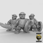 Halfling with Sword and Shield Resin Miniature for DnD | Tabletop Gaming