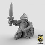 Halfling Paladins Resin 3D Models for Dungeons & Dragons & Board RPGs