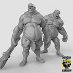 Hill Giants Resin Miniature for DnD | Tabletop Gaming - 150mm