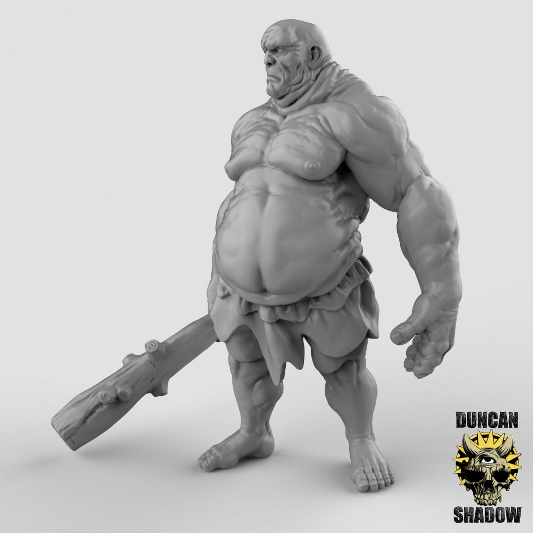 Hill Giants Resin Miniature for DnD | Tabletop Gaming - 150mm