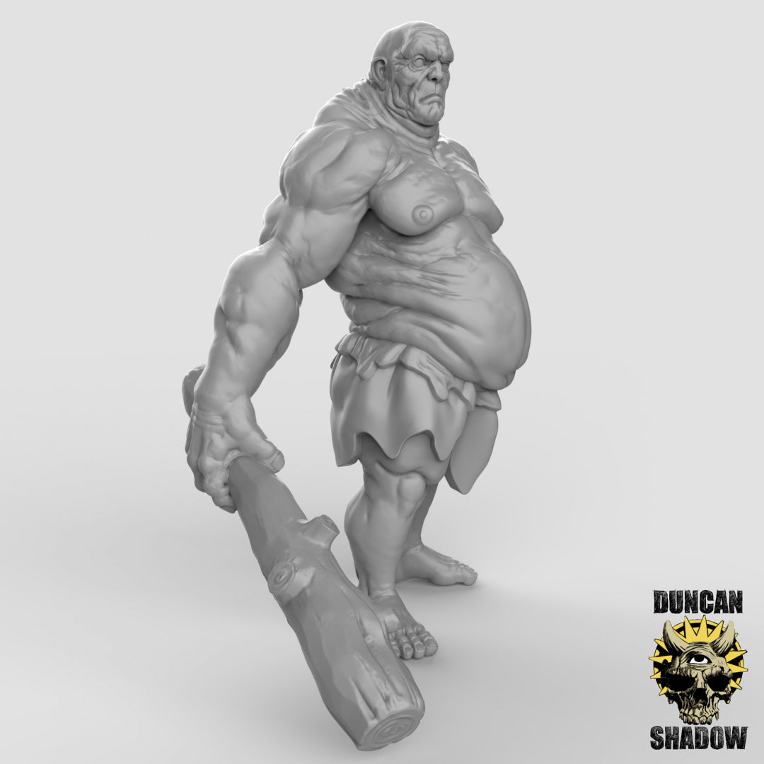 Hill Giants Resin Miniature for DnD | Tabletop Gaming - 150mm