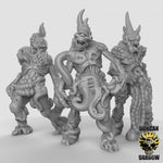 Plague Demons Resin 3D Models for Dungeons & Dragons & Board RPGs