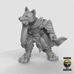 Kitsune Fox Folk Rangers Resin Models for Dungeons & Dragons & Board RPGs