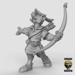 Kitsune Fox Folk Rangers Resin Models for Dungeons & Dragons & Board RPGs