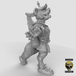Kitsune Fox Folk Rangers Resin Models for Dungeons & Dragons & Board RPGs