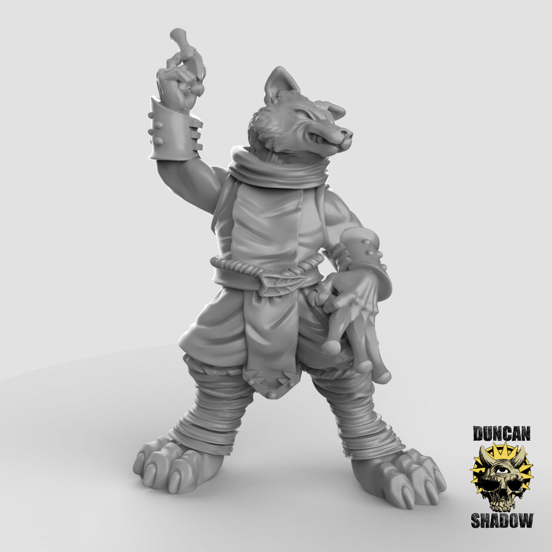 Kitsune Fox Folk Rogues Resin Models for Dungeons & Dragons & Board RPGs