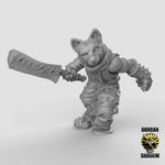 Kitsune Fox Folk Rogues Resin Models for Dungeons & Dragons & Board RPGs