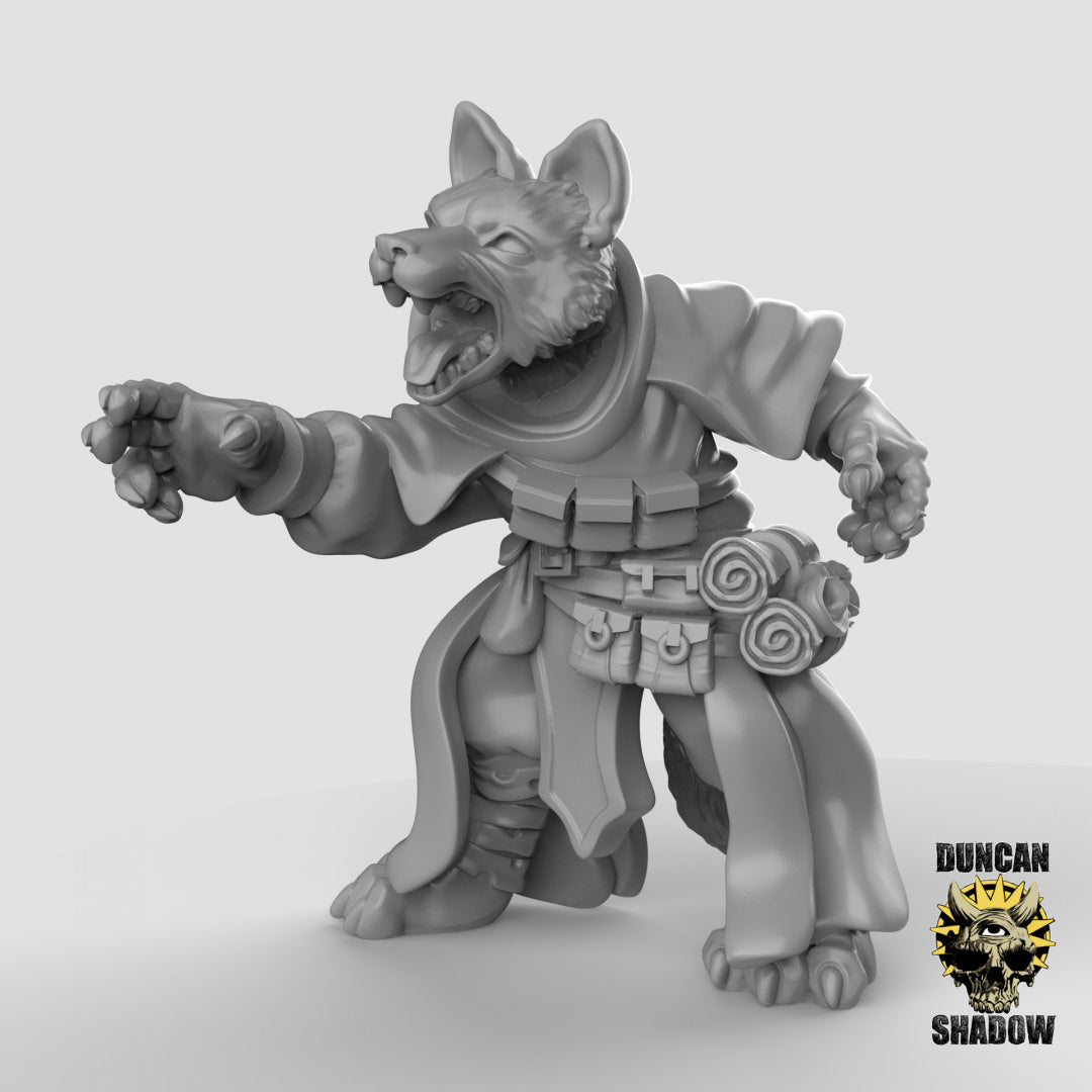 Kitsune Fox Folk Sorcerers Resin Models for Dungeons & Dragons & Board RPGs