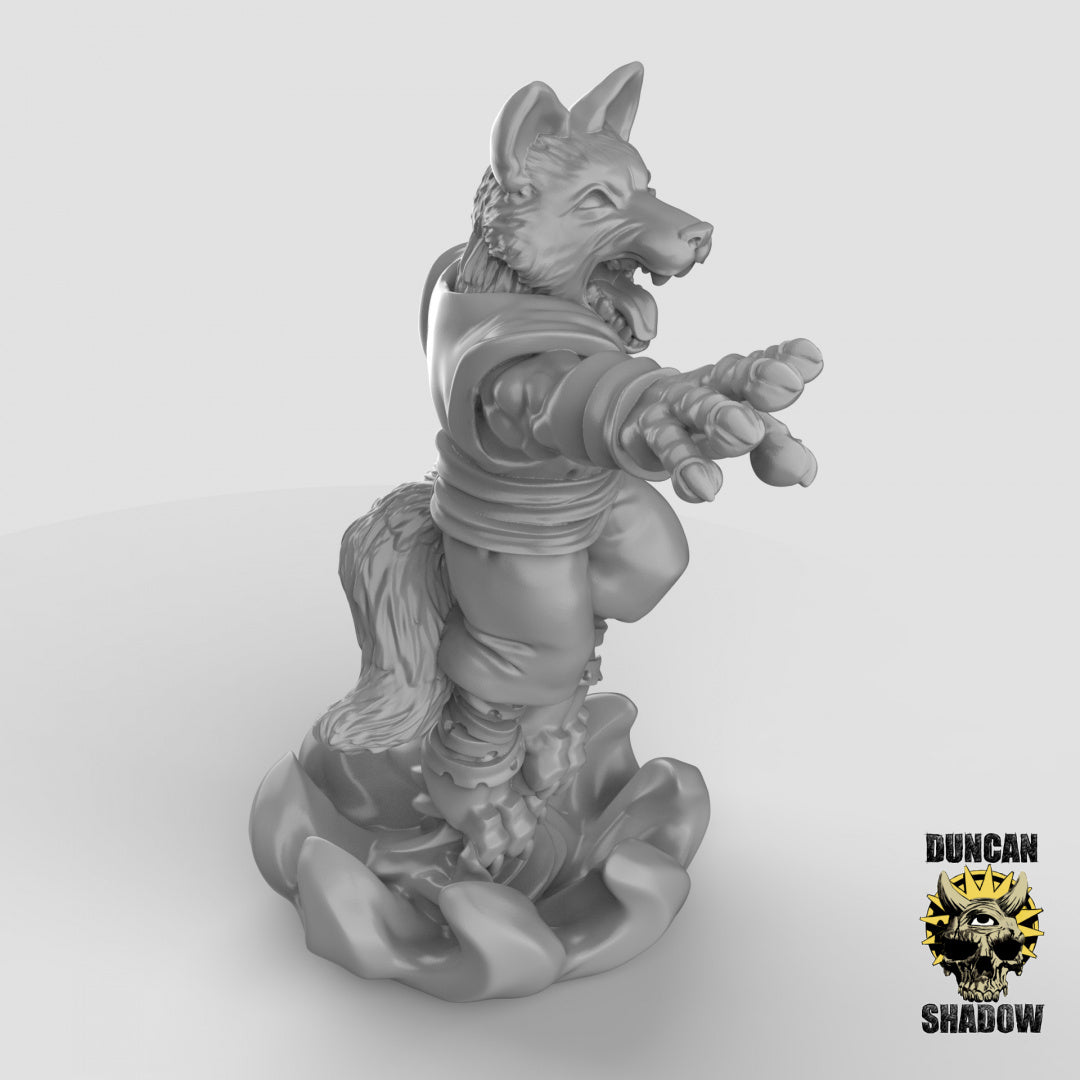 Kitsune Fox Folk Sorcerers Resin Models for Dungeons & Dragons & Board RPGs