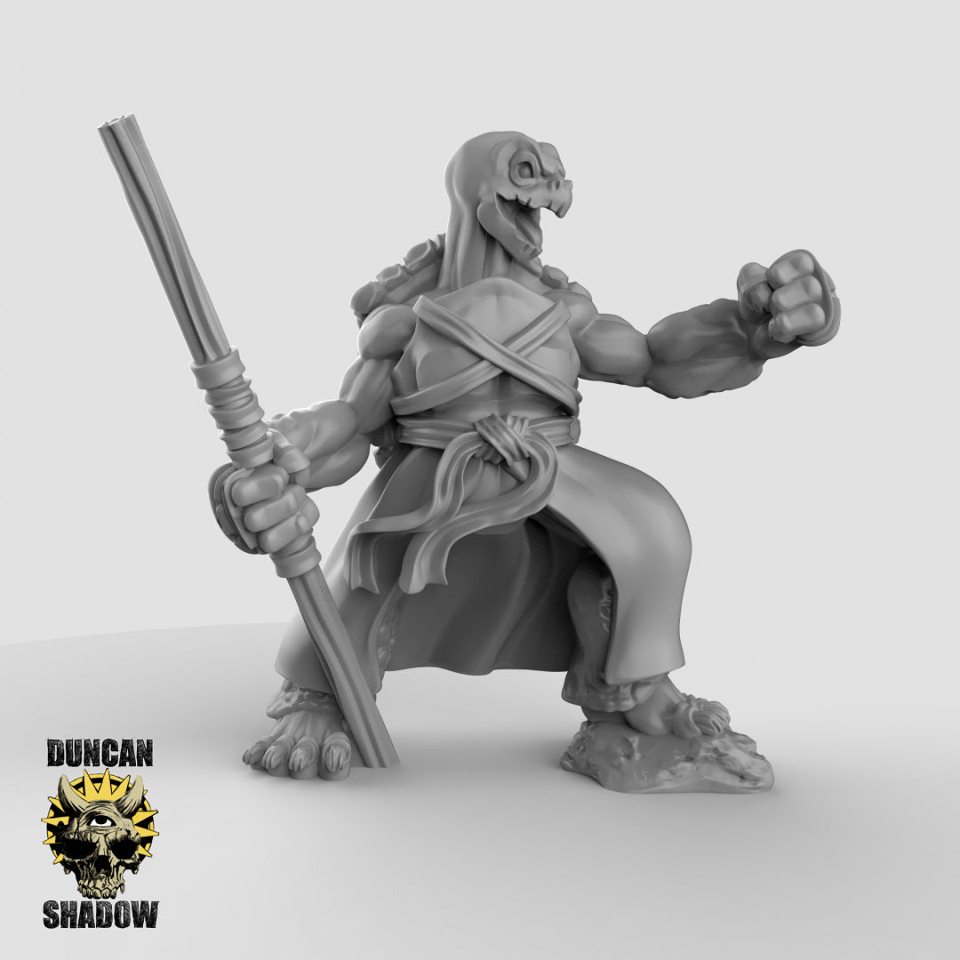 Tortol Monks Resin Models for Dungeons & Dragons & Board RPGs