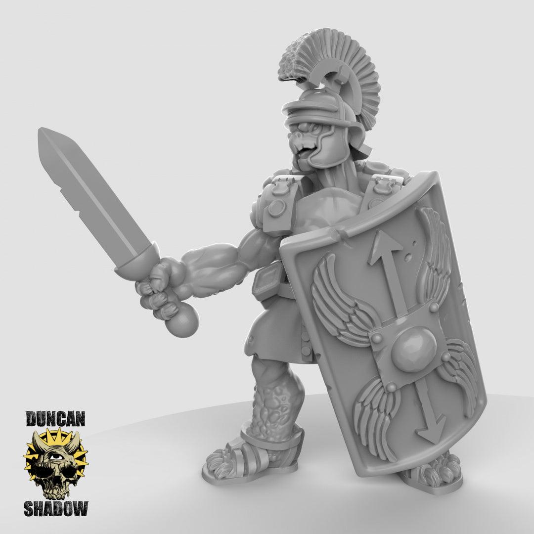 Tortol Fighters Resin Models for Dungeons & Dragons & Board RPGs