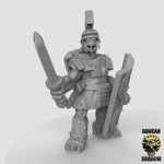 Tortol Fighters Resin Models for Dungeons & Dragons & Board RPGs