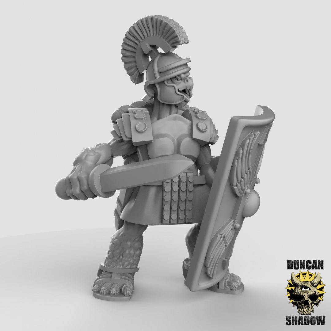 Tortol Fighters Resin Models for Dungeons & Dragons & Board RPGs