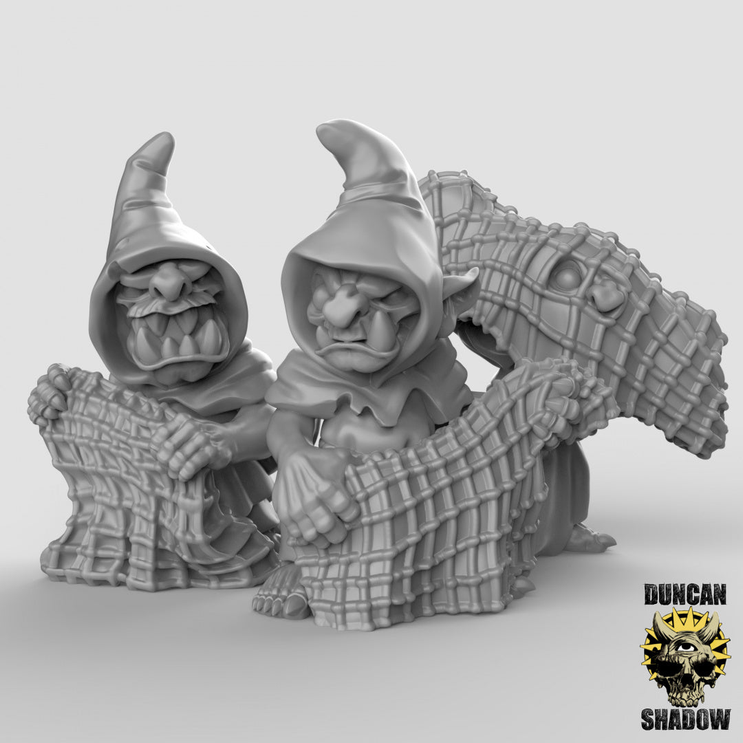 Goblin Netters 3D Models for Dungeons & Dragons & Board RPGs by Duncan Shadow
