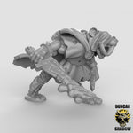 Rat Folk Gutter Runners Resin Models for Dungeons & Dragons & Board RPGs