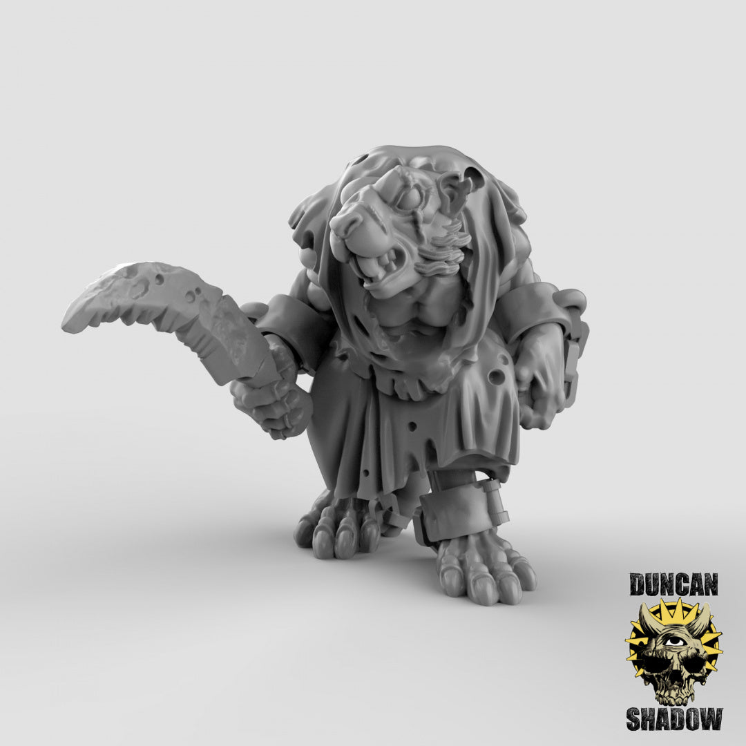 Rat Folk Slaves Resin Models for Dungeons & Dragons & Board RPGs