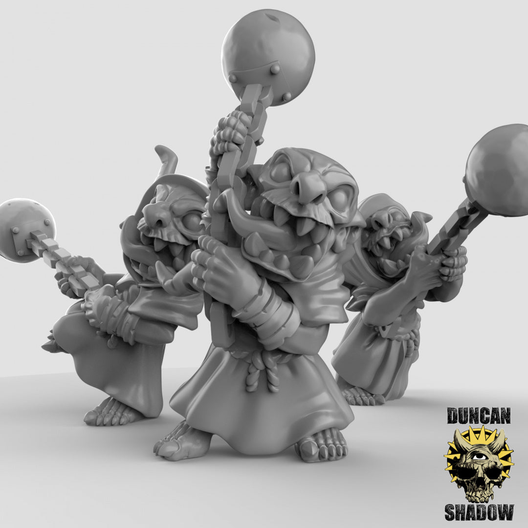 Goblins with Balls and Chain Resin 3D Models for Dungeons & Dragons & Board RPGs