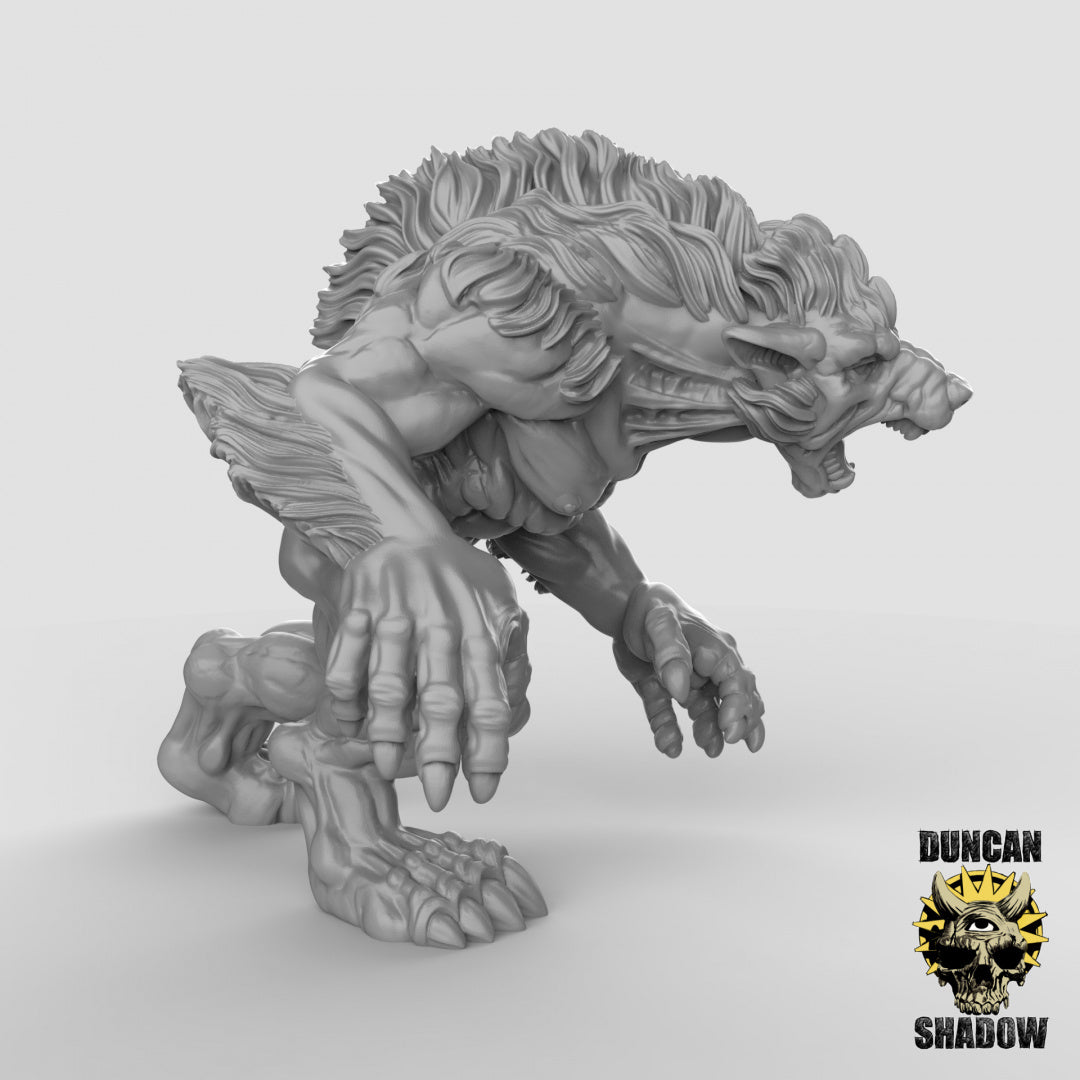Werewolves Resin Miniature for DnD | Tabletop Gaming