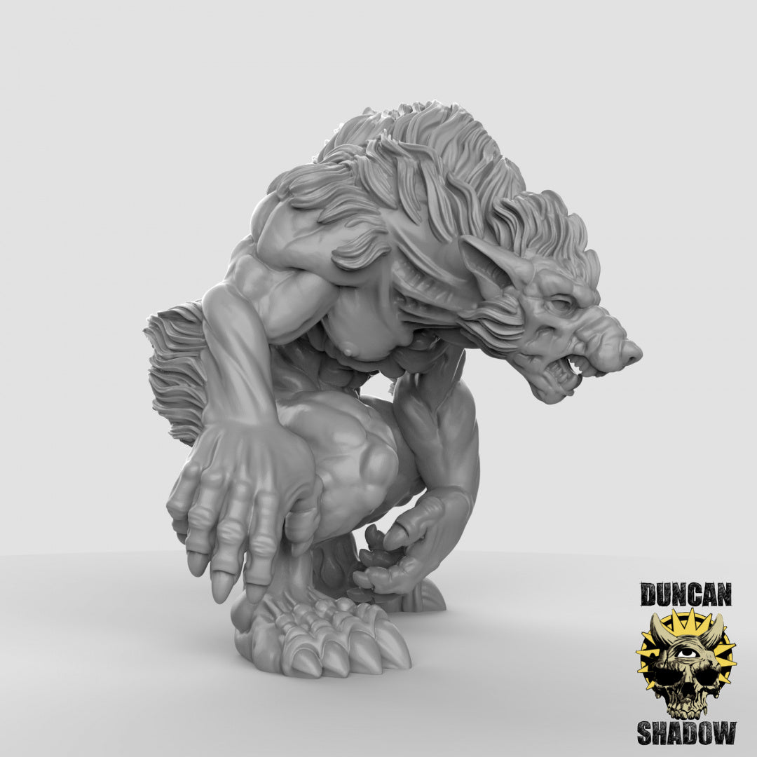 Werewolves Resin Miniature for DnD | Tabletop Gaming