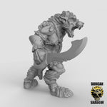 Wolfen Resin Miniature for DnD | Tabletop Gaming