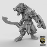 Wolfen Resin Miniature for DnD | Tabletop Gaming