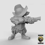 Badger Warriors with Blunderbuss Resin Miniature for DnD | Tabletop Gaming