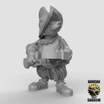Badger Warriors with Crossbows Resin 3D Models for Dungeons & Dragons & Board RP