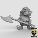 Hedgehogs with Halberds Resin 3D Models for Dungeons & Dragons & Board RPGs
