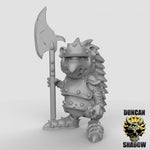 Hedgehogs with Halberds Resin 3D Models for Dungeons & Dragons & Board RPGs