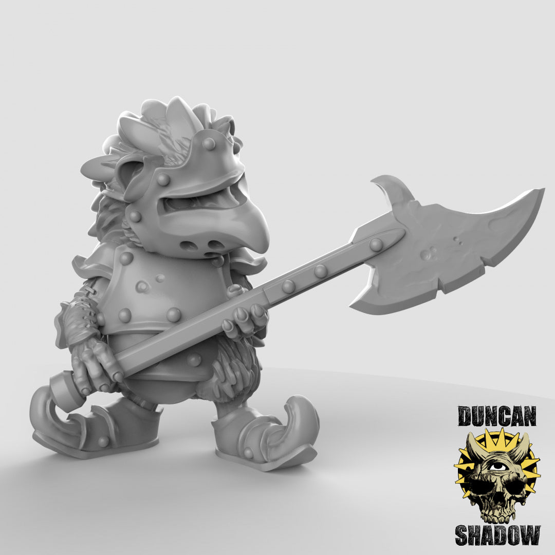 Hedgehogs with Halberds Resin 3D Models for Dungeons & Dragons & Board RPGs