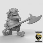 Hedgehogs with Halberds Resin 3D Models for Dungeons & Dragons & Board RPGs