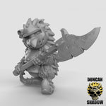 Hedgehogs with Halberds Resin 3D Models for Dungeons & Dragons & Board RPGs