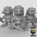 Hedgehog Warriors Resin 3D Models for Dungeons & Dragons & Board RPGs
